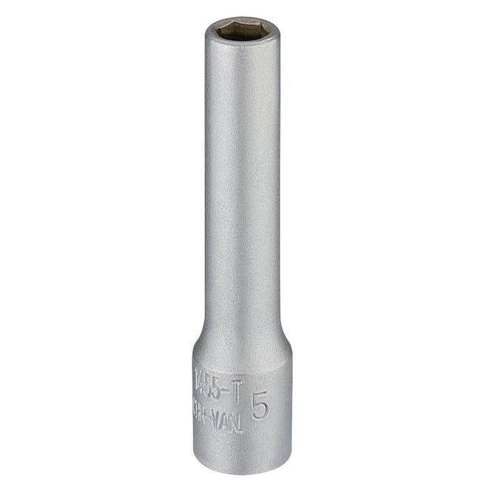 Draper Elora Deep Socket, 1/4" Sq. Dr., 5mm 58723 Draper - Dynamic Drive