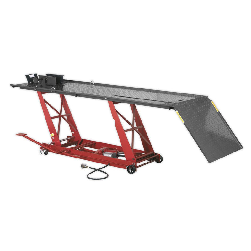 Sealey Motorcycle Lift 454kg Capacity Air/Hydraulic MC401A Sealey - Dynamic Drive