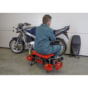 Sealey Mechanic's Detailing Utility Seat SCR91 Sealey - Dynamic Drive