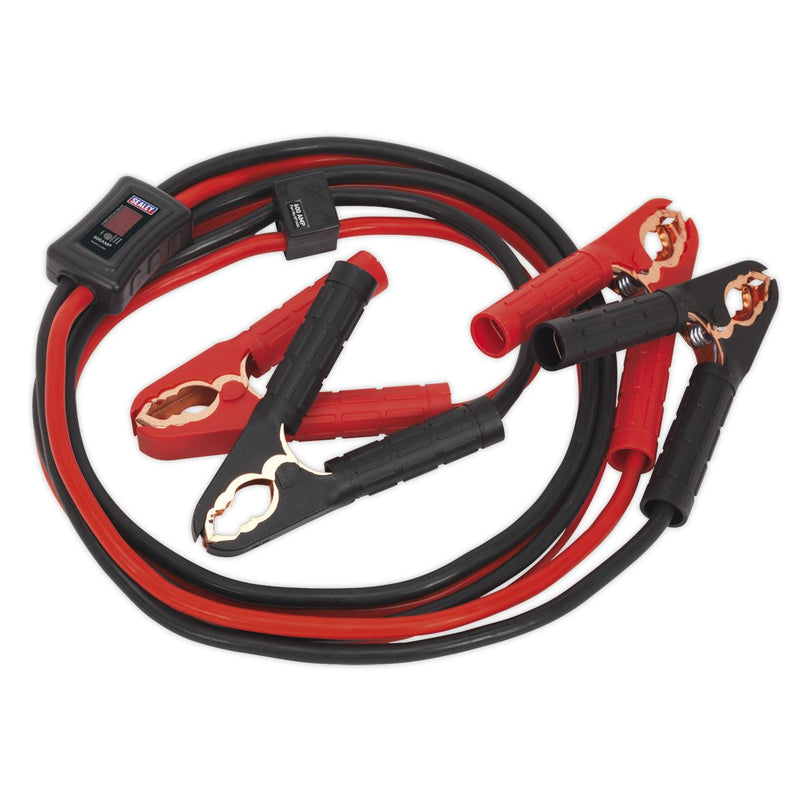 Sealey Booster Cables 25mmï x 3.5m 600A with Electronics Protection BC25635SR Sealey - Dynamic Drive