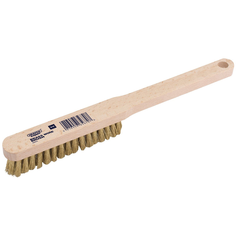 Draper Brass Fill Wire Hand Brush, 225mm 65670 Draper - Dynamic Drive