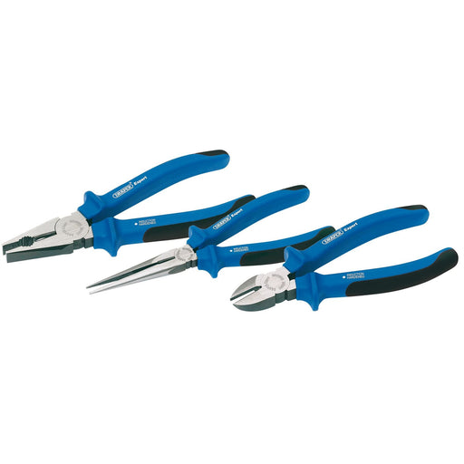 Draper Heavy Duty Soft Grip Pliers Set (3 Piece) 69289 Draper - Dynamic Drive