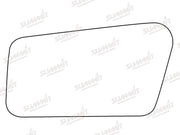 Summit Stick-On Standard Mirror Glass fits Hyundai Pony LHS Summit - Dynamic Drive
