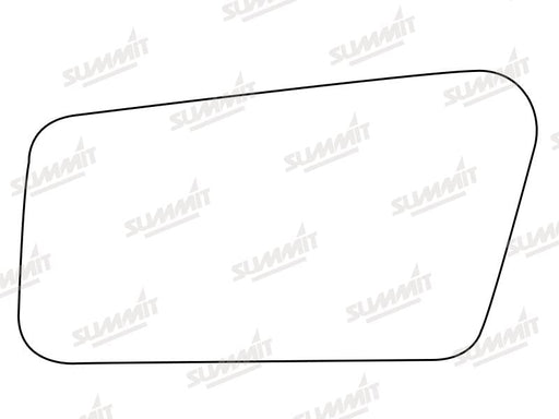 Summit Stick-On Standard Mirror Glass fits Hyundai Pony LHS Summit - Dynamic Drive