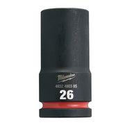 Milwaukee Hex Socket Shw 3/4 Deep 26mm-1Pc 26mm Milwaukee - Dynamic Drive