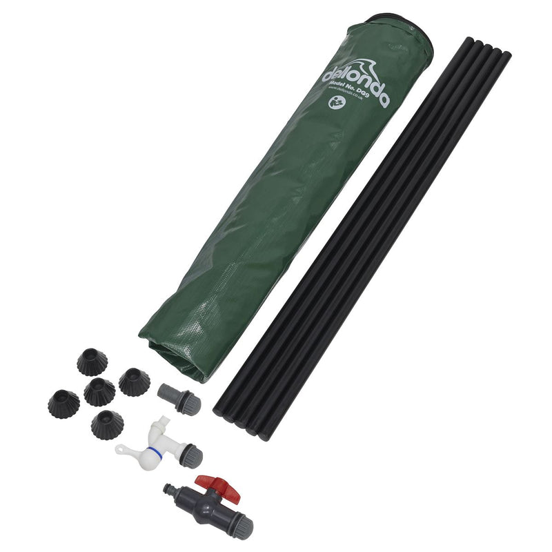 Dellonda Collapsible PVC Garden Water Butt with Zipped Lid & Drain Tap 250L Dellonda - Dynamic Drive