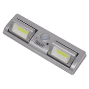 Sealey GL931 Auto Light 1.2W COB LED with PIR Sensor 3 x AA Cell Sealey - Dynamic Drive