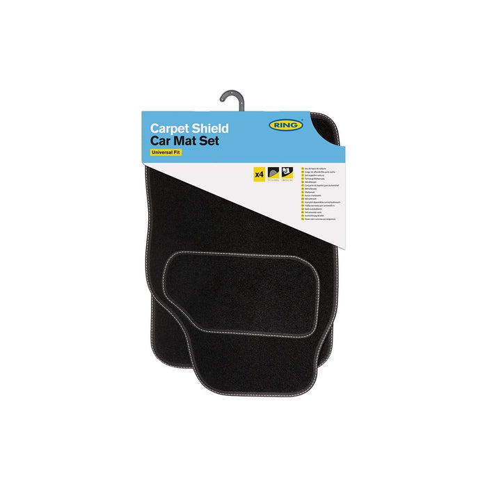 Ring Automotive RMAT29 High Quality Luxury Heavy Wear Quality Black Carpet Mats Ring Automotive - Dynamic Drive