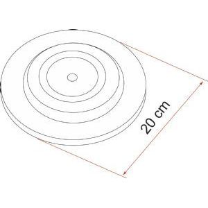 Fiamma Plates (4) Grey 97901-056 Fiamma - Dynamic Drive