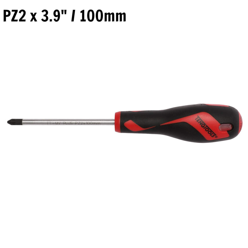 Teng Tools PZ Screwdriver PZ2 x 100mm L Teng Tools - Dynamic Drive