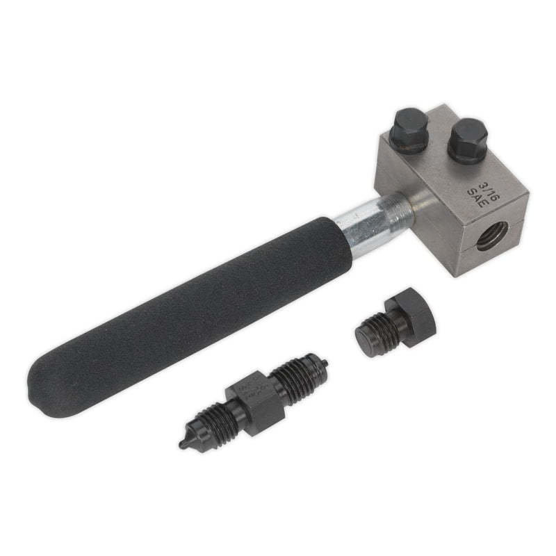 Sealey On-Vehicle Micro Brake Pipe Flaring Tool 3/16" SAE PFT12 Sealey - Dynamic Drive
