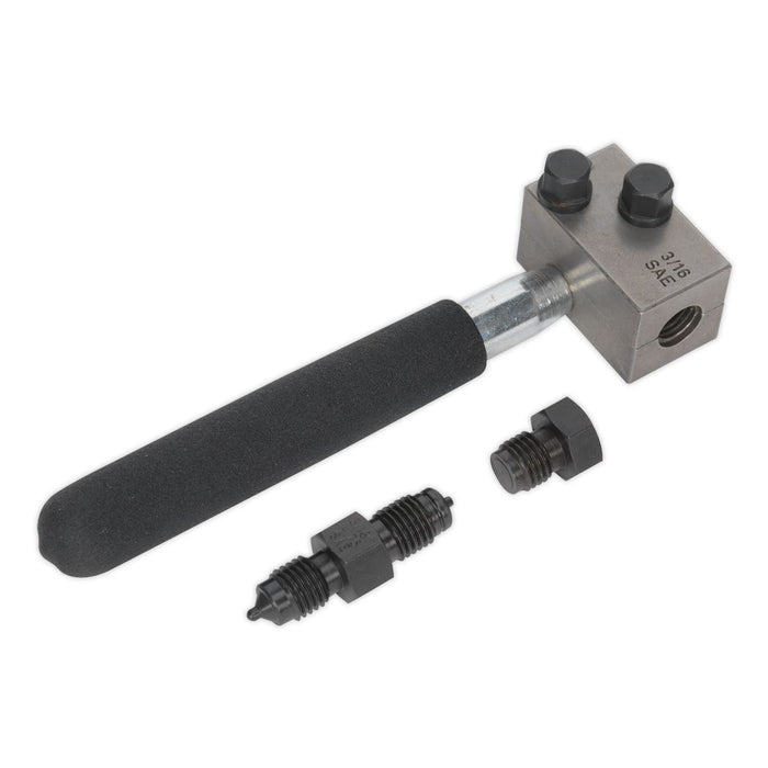 Sealey On-Vehicle Micro Brake Pipe Flaring Tool 3/16" SAE PFT12 Sealey - Dynamic Drive