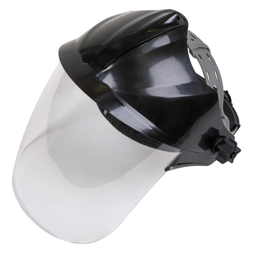 Sealey Deluxe Browguard - Aspherical Polycarbonate Full Face Shield SSP78 Sealey  - Dynamic Drive