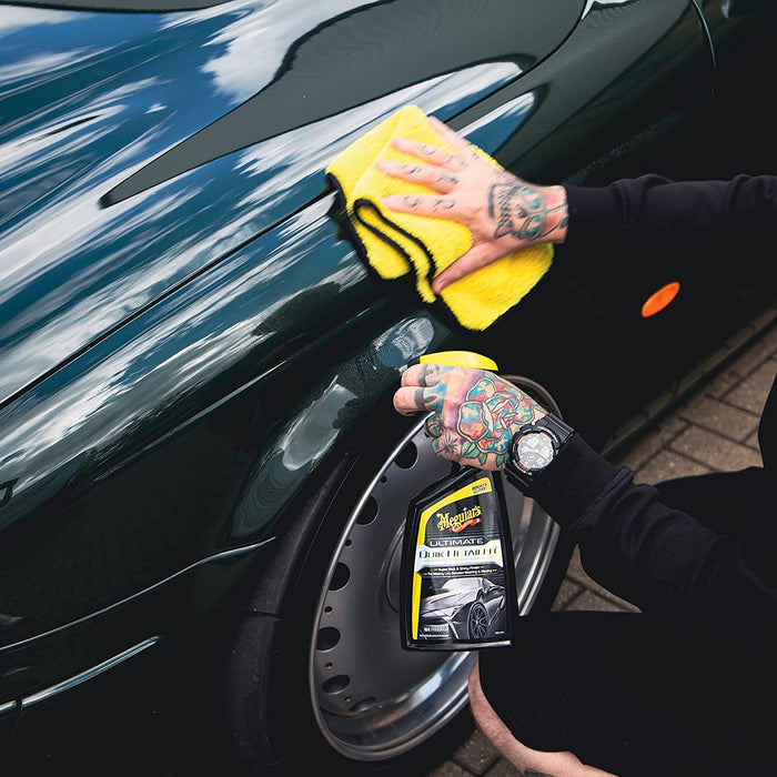 Meguiars Ultimate Hydrophobic Quik Quick Detailer Spray Wax Car Cleaning 709ml Meguiar's  - Dynamic Drive