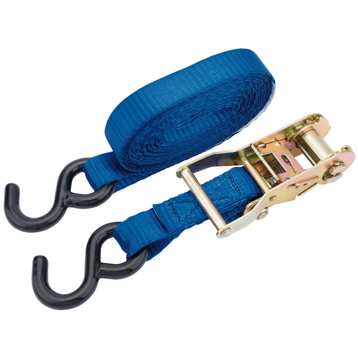 Draper Ratcheting Tie Down Straps, 4.5m x 25mm, 750kg 60957 Draper - Dynamic Drive