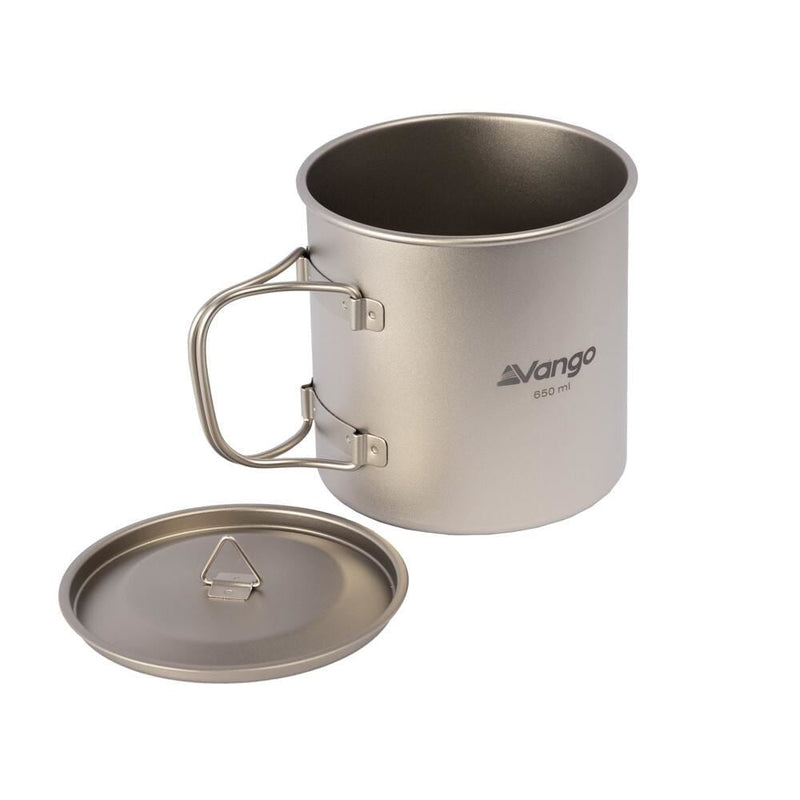 Vango Titanium Single Walled Mug 650ml Titanium Vango - Dynamic Drive