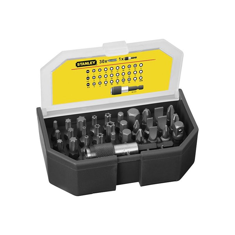 Stanley® Hand Tools Bit Set & Holder, 31 Piece STANLEY® Hand Tools - Dynamic Drive
