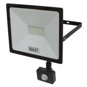 Sealey Extra Slim Floodlight with PIR Sensor 50W SMD LED Sealey  - Dynamic Drive