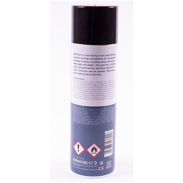 6x Autotek Professional Gloss Black 500ml Spray Paint High Coverage Autotek - Dynamic Drive