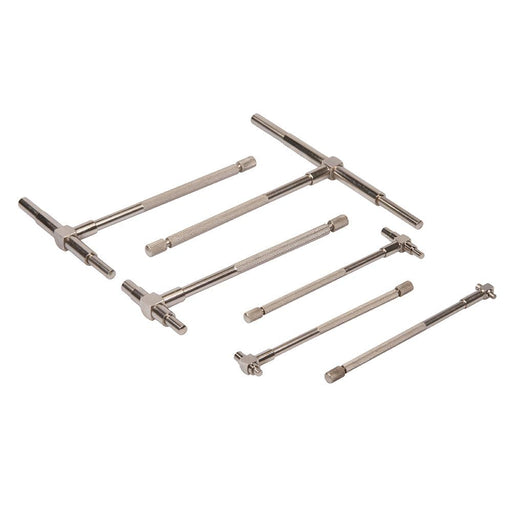 Silverline Telescopic Gauge Set 6pce 8 - 150mm 675092 Silverline  - Dynamic Drive