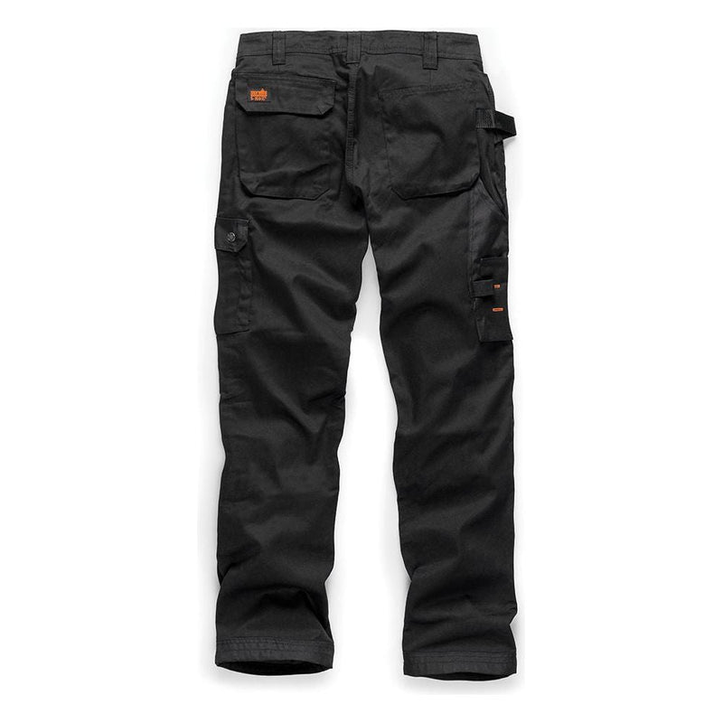 Scruffs Worker Plus Trousers Black 38R Scruffs - Dynamic Drive