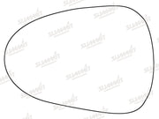 Summit Stick-On Standard Mirror Glass fits Seat Ibiza Exeo 08 on LHS Summit - Dynamic Drive