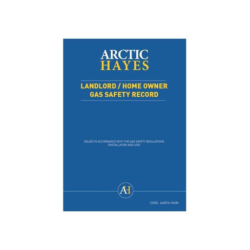 Arctic Hayes Landlord/Homeowner Gas Safety Record (Pad of 25) Arctic Hayes - Dynamic Drive