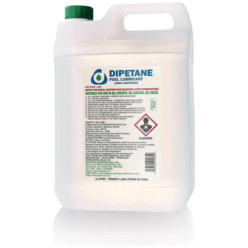 Dipetane 5L Fuel Treatment Reduce Emissions Injector DPF CAT EGR System Cleaner Dipetane  - Dynamic Drive