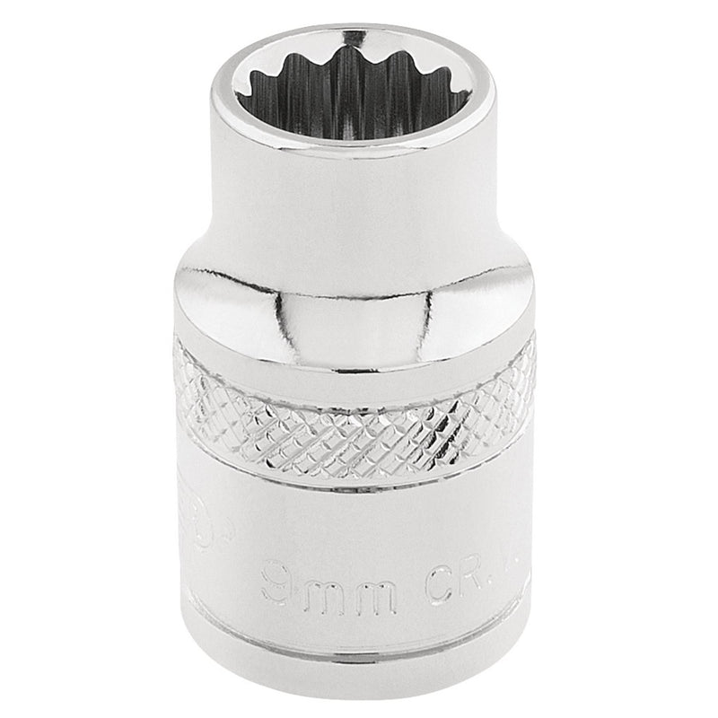 Draper HI-TORQ 12 Point Socket, 3/8" Sq. Dr., 9mm 32769 Draper - Dynamic Drive