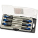 Draper Soft Grip Diamond Needle File Set, 150mm (6 Piece) 47817 Draper - Dynamic Drive