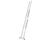 Zarges Everest 3DE Extension Ladder 3-Part D-Rungs 3 x 12 Zarges - Dynamic Drive