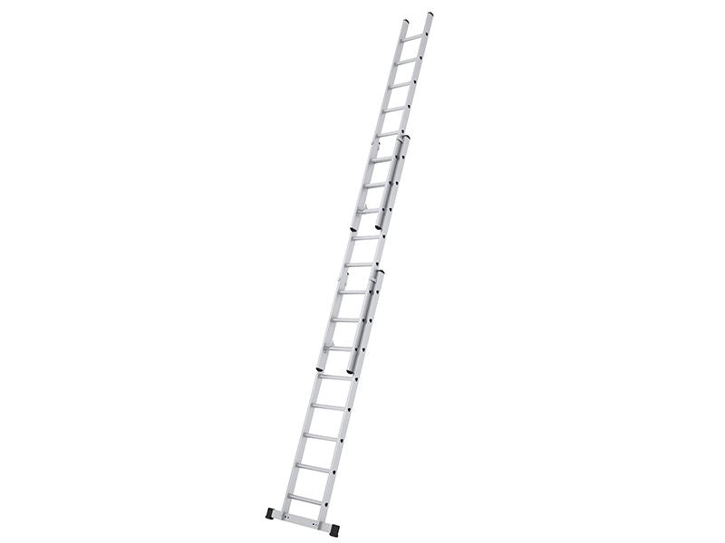 Zarges Everest 3DE Extension Ladder 3-Part D-Rungs 3 x 12 Zarges - Dynamic Drive