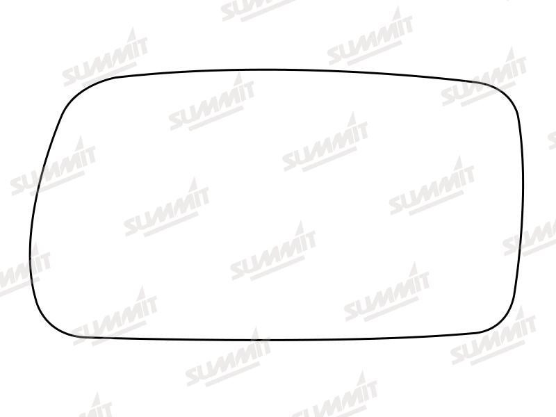 Summit Stick-On Standard Mirror Glass fits Citroen Xantia 93 on LHS Summit - Dynamic Drive