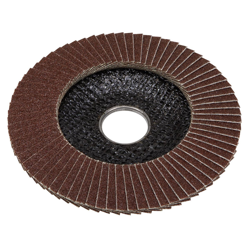 Sealey Flap Disc Aluminium Oxide125mm22mm Bore 80Grit FD12580E Sealey - Dynamic Drive