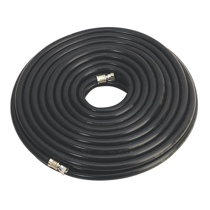 Sealey Heavy-Duty Air Hose with 1/4"BSP Unions 30m x 10mm AH30RX/38 Sealey - Dynamic Drive