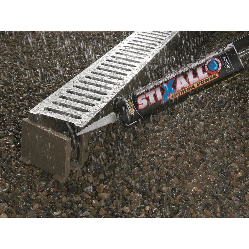 Everbuild Sika Stixall Extreme Power Cartridge Black 290ml Everbuild Sika - Dynamic Drive