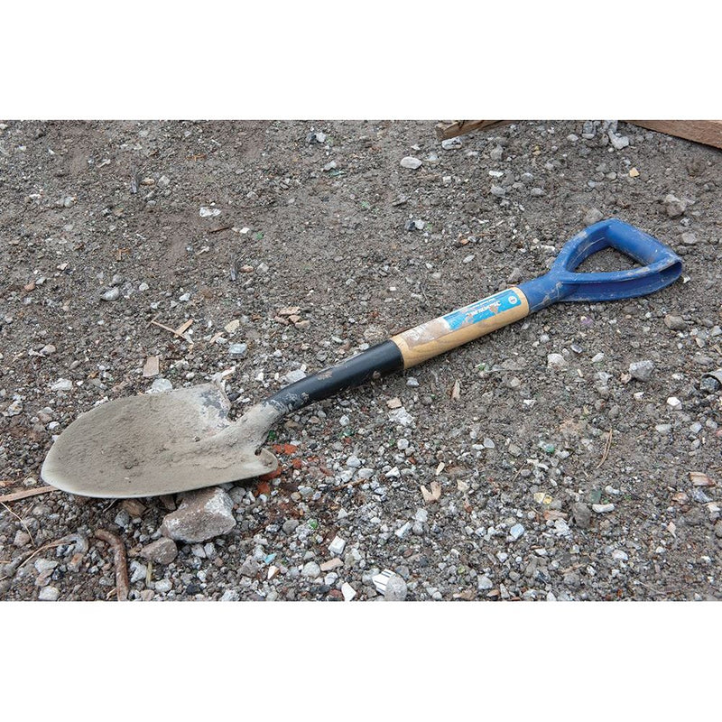 Silverline Wooden Round Head Micro Shovel 700mm Silverline - Dynamic Drive