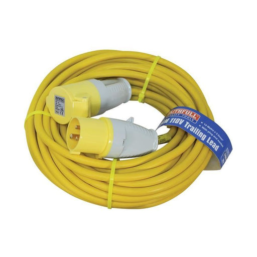 Faithfull Power Plus Trailing Lead 110V 16A 2.5mm Cable 14m Faithfull Power Plus - Dynamic Drive