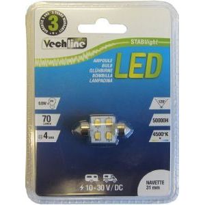 Vechline Led 31Mm Festoon 4Smd 08W Bulb 15937181 Vechline - Dynamic Drive