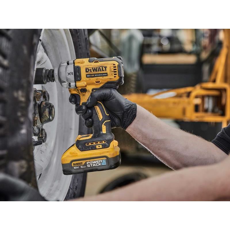 Dewalt Power Tools DCF891H2T XR BL 1/2in HR Anvil Impact Wrench 18V 2 x 5.0Ah POWERSTACK™ Li-ion DeWALT Power Tools - Dynamic Drive