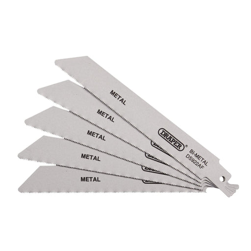Draper Bi-metal Reciprocating Saw Blades for Metal Cutting, 150mm, 24tpi (Pack o Draper - Dynamic Drive