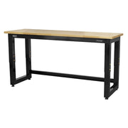 Sealey Steel Adjustable Workbench with Wooden Worktop 1830mm Heavy-Duty APMS22 Sealey - Dynamic Drive