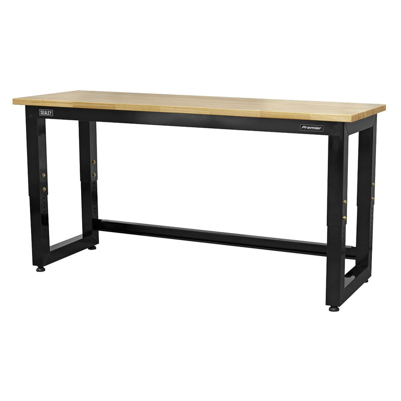 Sealey Steel Adjustable Workbench with Wooden Worktop 1830mm Heavy-Duty APMS22 Sealey - Dynamic Drive