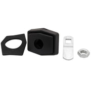 Zadi Rectangular Push Lock in Black for Caravan/Motorhomes Nova - Dynamic Drive