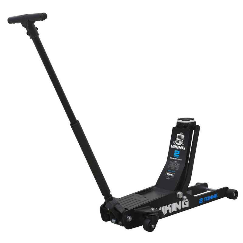 Viking Low Profile Professional Long Reach Trolley Jack with Rocket Lift 2 Tonne Viking - Dynamic Drive