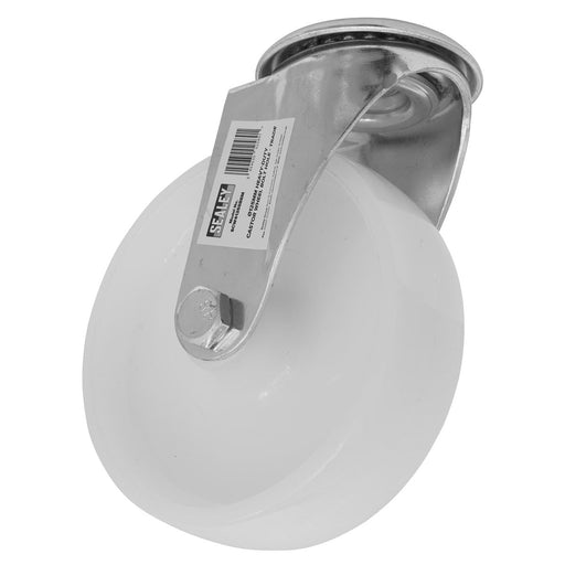 Sealey Heavy-Duty Trade Castor Wheel Bolt Hole125mm Trade SCW4125SBEM Sealey - Dynamic Drive