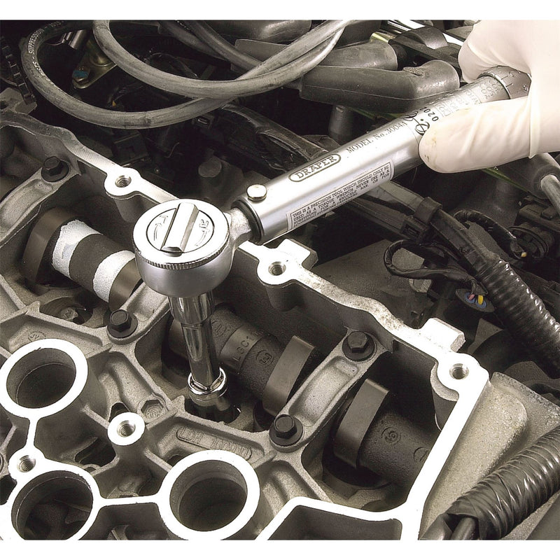 Draper Ratchet Torque Wrench, 3/8" Sq. Dr., 10 - 80Nm (Display Packed) 34570 Draper - Dynamic Drive