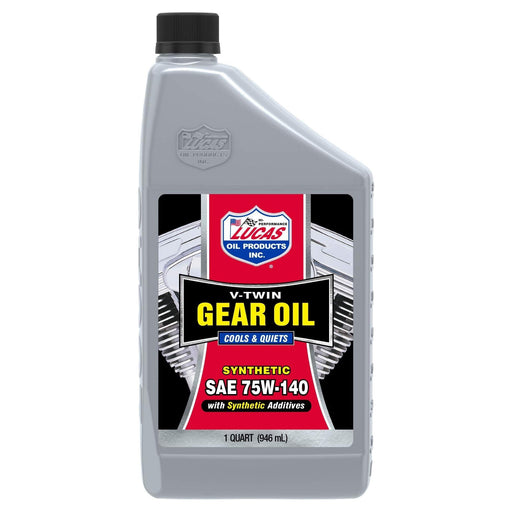 Lucas Oil Sae Fully Synthetic 75W140 V-Twin Gear Oil 94 10791 Lucas Oil - Dynamic Drive