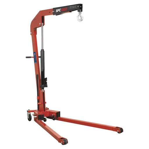Sealey Folding Engine Crane 1 Tonne SPC1000 Sealey - Dynamic Drive