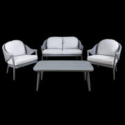 Dellonda Echo 4 Piece Garden Set Dellonda  - Dynamic Drive